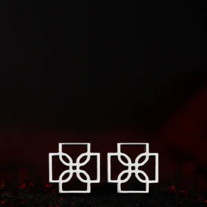 Aros de Acero Quirúrgico Diseño Monograma